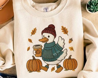 Just a Fall Goose Sweatshirt,Autumn Cozy Tshirt,Fall Vibes Shirt,Silly Goose Tee,Goose Autumn Tee,Thanksgiving Goose Shirt, Thanksgiving Tee