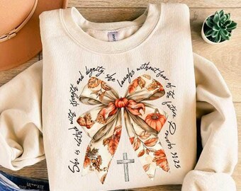 Sudadera Fall For Jesus, regalos para cristianos, sudaderas Coquette Thankful, suéter Blessed de Acción de Gracias, camiseta con versículo bíblico religioso de fe