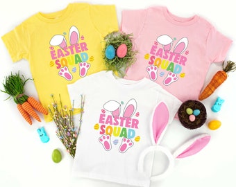 Matching Easter Squad Shirt, Easter Bunny Squad Sweater, Easter Matching Shirts, Easter Kids Bunny Crew Shirt, Egg Hunt Squad Shirt