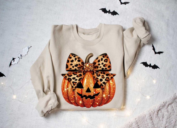 Pumpkin Season Sweatshirt, Fall Season Vibes Sweatshirt, Coquette Pumpkin Sweatshirt, Halloween Pumpkin Season Sweatshirt,Women Fall Sweater