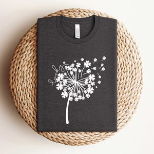 St Patricks Day Dandelion Sweater, Shamrock Sweatshirt, Patrick Day Lucky Shirt, Clover Shirt, Dandelions Patrick Day Shirt, Irish Day Shirt image 2