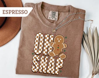 Comfort Colors®Oh Snap Christmas Sweatshirt, Christmas Baking tshirt, Gingerbread Shirt, Merry Christmas Gift, Funny Christmas Tee, Xmas Tee