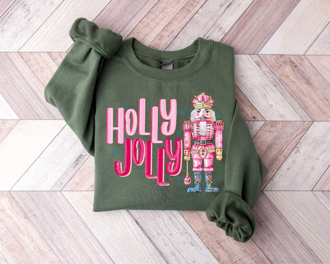 Have A Holly Jolly Christmas Graphic Tee Heather Dust - Jackie Z Style Co.