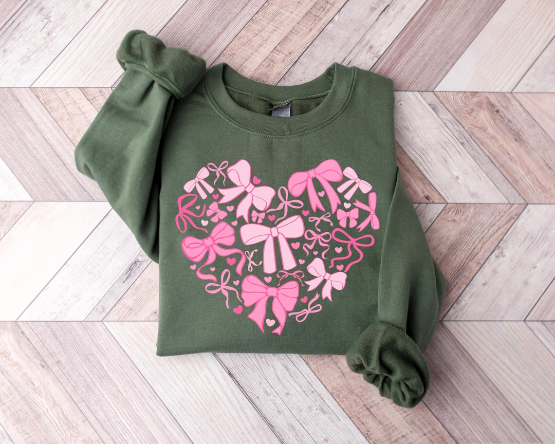 Valentine’s Bow Sweatshirt main image 1