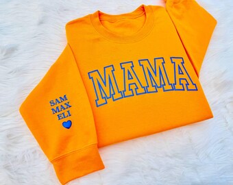 Custom Mama Shirt, Custom Mama Hoodie, Custom Mama Sweatshirt, Puff Mama Shirt, Custom Puffy Mom Gift, Custom Mama Gift