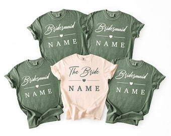 Team Bride Matching Shirts,Wedding Crew T-shirts,Custom Bride team Shirts,Bachelorette Squad Shirts,Bride and Bridesmaid Shirt,Engagement