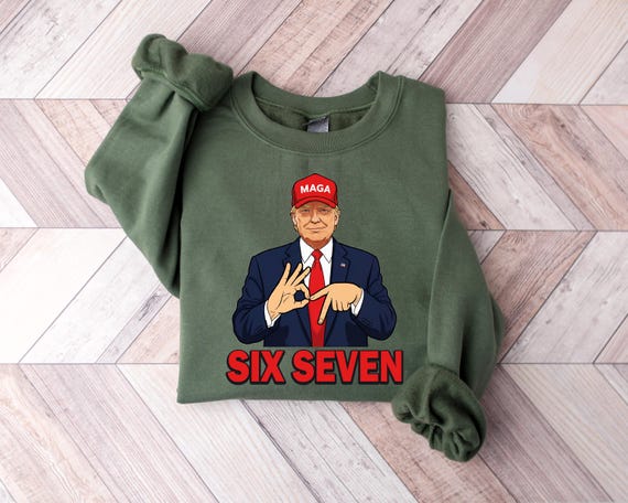Trump 67 Tshirt, Donald Trump 67 Meme Sweatshirt,Funny Trump 67 Meme Hoodie,67 gen alpha,67 Meme Shirt, Six Seven Trump Tee, 67 Shirt Gift