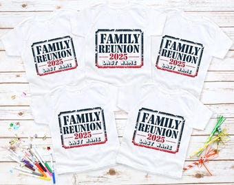 Custom Family Reunion 2026 T-Shirt,Personalized Family Name Matching Shirt, Family Vacation Tee, Family Post Stamp Tee,Family Badge Shirt