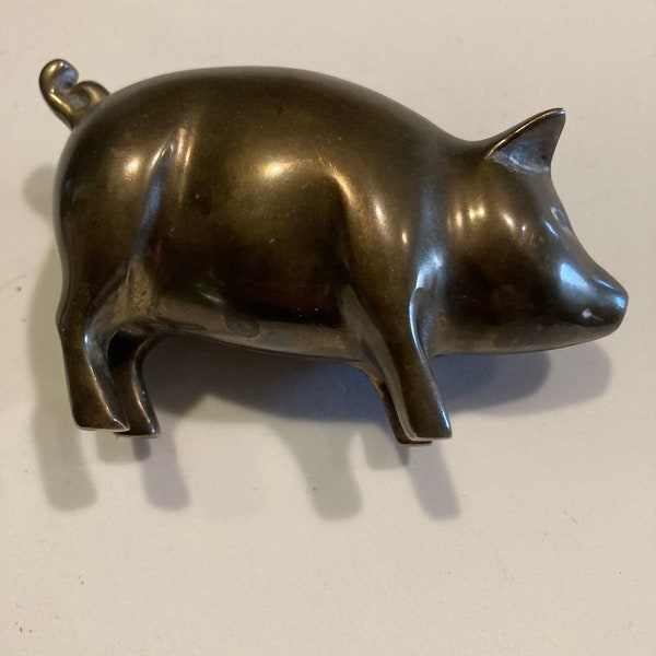 Brass Pig Etsy