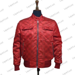 Ryan Gosling Fall Guy Red Cosplay Jacket, Men Red Jacket, Gift For Him