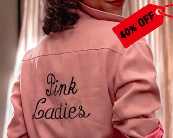 Rise of the Pink Ladies Women's Bomber Jacket [Pink Ladies Jacket, Grease Jacket]