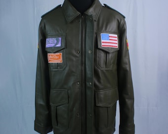 SH2 James Sunderland Cotton/Leather Jacket - Silent Hill 2 Cosplay Costume