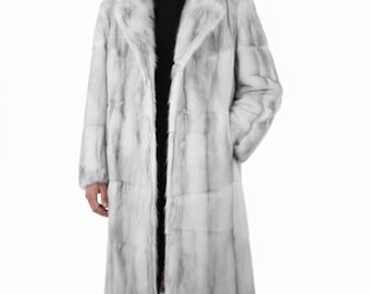 Ryan Gosling White Faux Fur Coat , Barbie Cosplay Costume Coat , Ken Barbie Costume Coat - Cosplay Faux Fur Coat