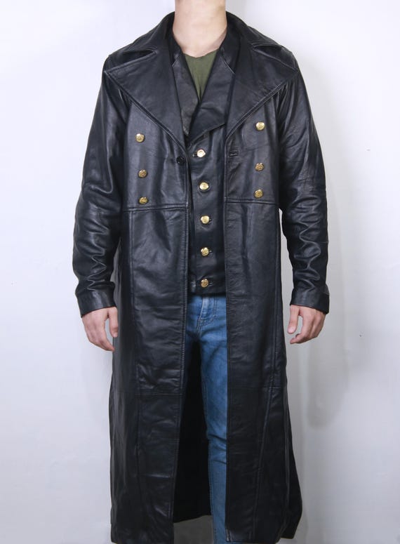 PANERO \"TRENCH COAT\"（BLACK） trench coat