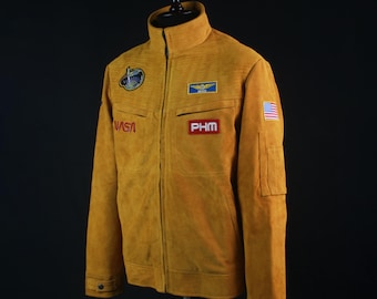 PHM Ryland Grace Suit Inspired Leather Jacket - Project Hail Mary Ryan Gosling Cosplay Jacket