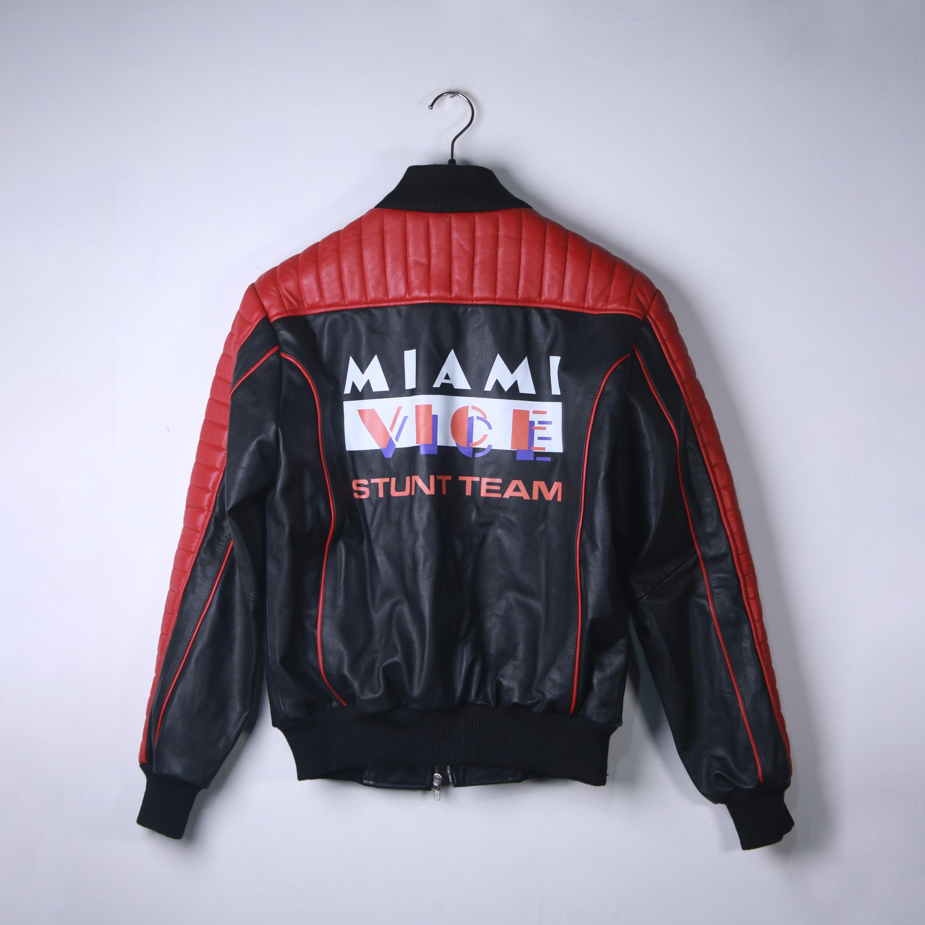 Ryan Gosling Miami Stunt Jacket, The Fall Guy Cosplay Jacket, Men's Custom Leather Jacket