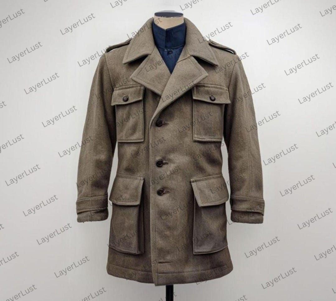 ジャケット・アウター WOOL SURGE OVERSIZED MILITARY COAT WOOL SURGE OVERSIZED MILITARY COAT – THE SHOP YOHJI YAMAMOTO