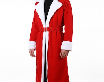 Christmas Santa Cosplay Coat - Warm Coat For Winter Seasons - Comfortable Sanata Clause Coat