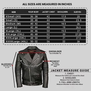 Men's Genuine Leather Motorcycle Jacket Distressed Black, Rub-Off Slim Fit Biker image 5