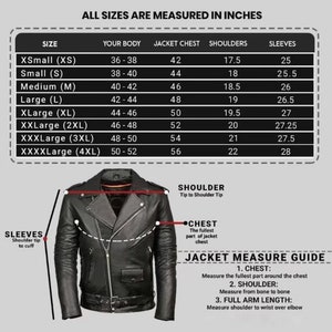 Men's Black Leather Biker Jacket Premium Motorcycle Styles for Men Vintage Brown, Bomber zdjęcie 8