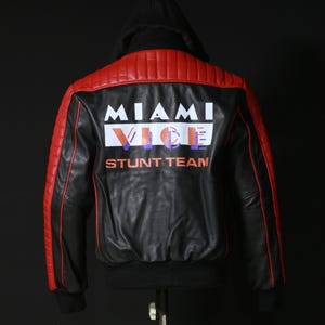 Ryan Gosling Miami Stunt Jacket, The Fall Guy Cosplay Replica Jacket, Men&#39;s Custom Leather Jacket