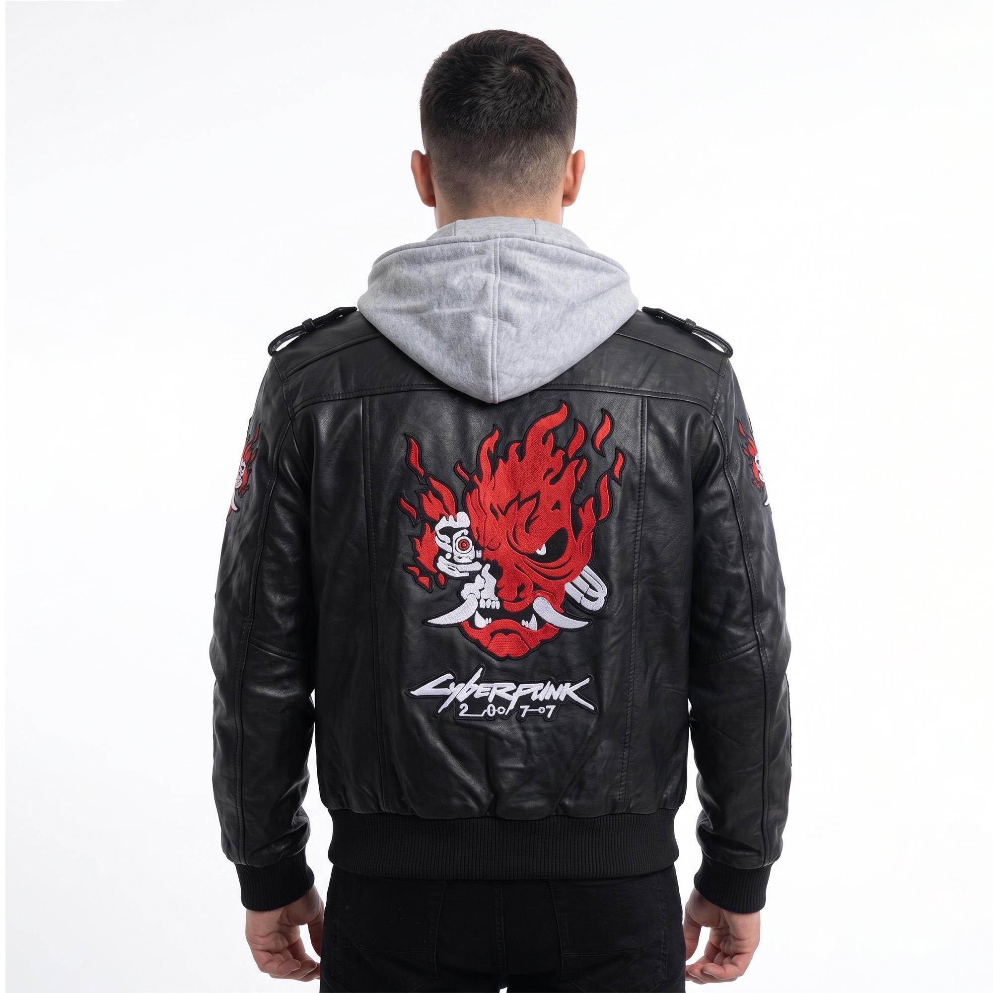 Samurai Jacket With Removable Hood, Cyberpunk 2077 Jacket, Men