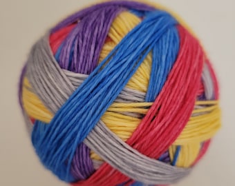 Self-striping sock yarn - Berta - Hand-dyed to order