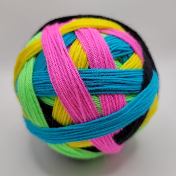 Self-striping sock yarn - "Spotlight" - Hand-dyed to order