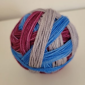 Self-striping Sockenwolle - Johnny - Handgefärbt auf Bestellung
