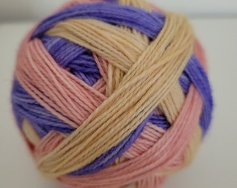 Self-striping sock yarn - June - Hand-dyed to order