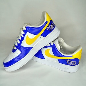 University of Pittsburgh Painted Nike Air Force 1