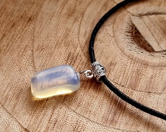 Opalite Crystal adjustable cord necklace