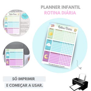 kinderplanner - planner voor kinderen - digitale planner - kinderroutine - kinderdagboek - routine in pdf - routine om af te drukken