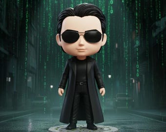 Neo Chibi 3D Print File | Sci-Fi Collectible (STL OBJ FBX)