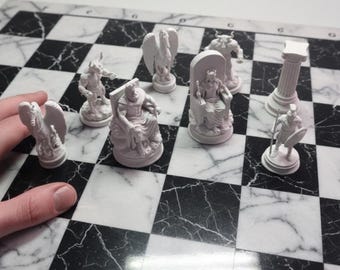 The Chess Of Olympus: The Epic War of the Greek Gods on Your Table