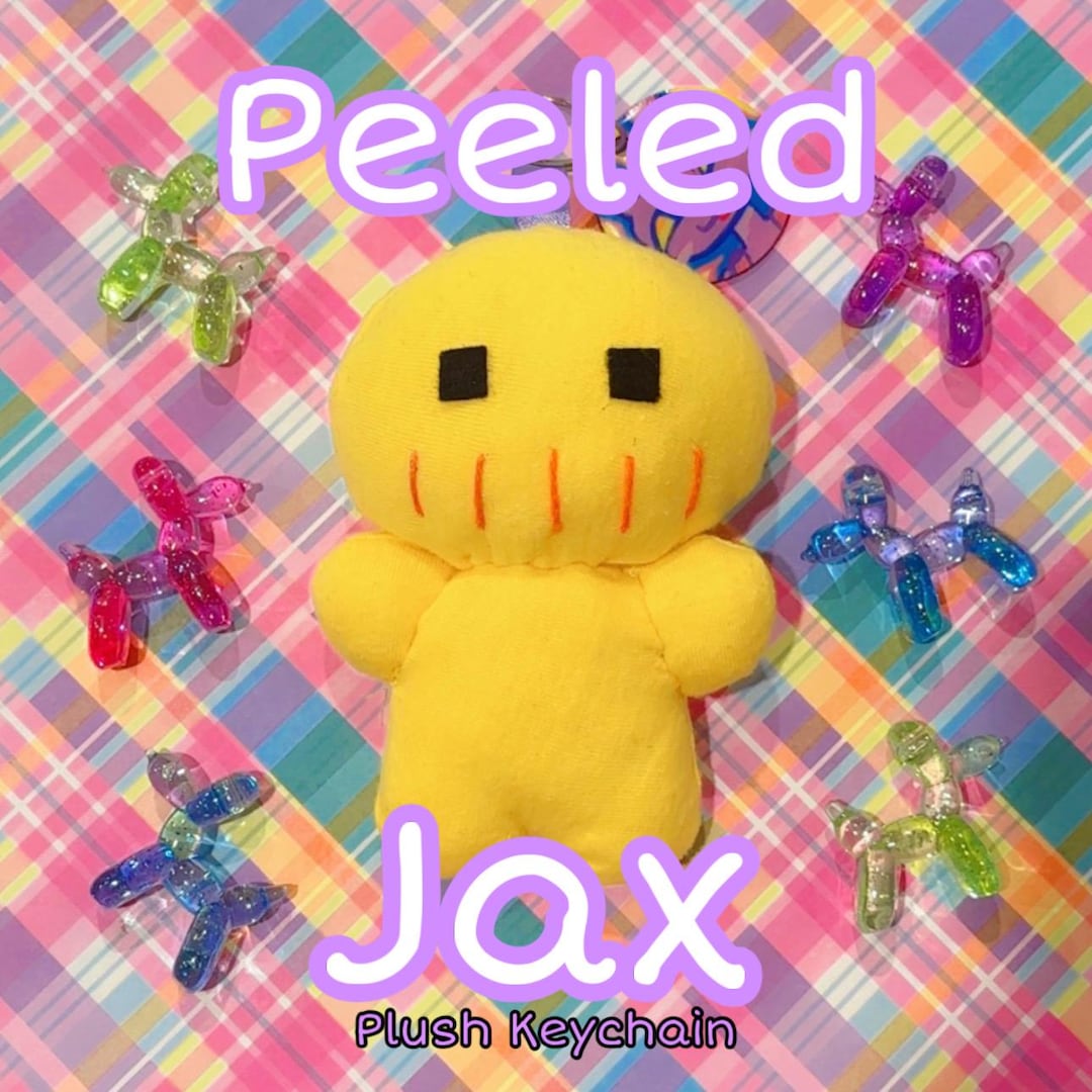 Handmade Peeled Jax Plush Keychain – Digital Circus Inspired Bag Charm - Etsy South Korea