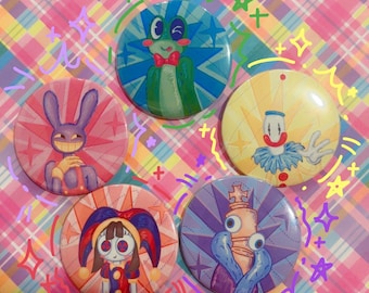 ¡Pins inspirados en el circo digital!