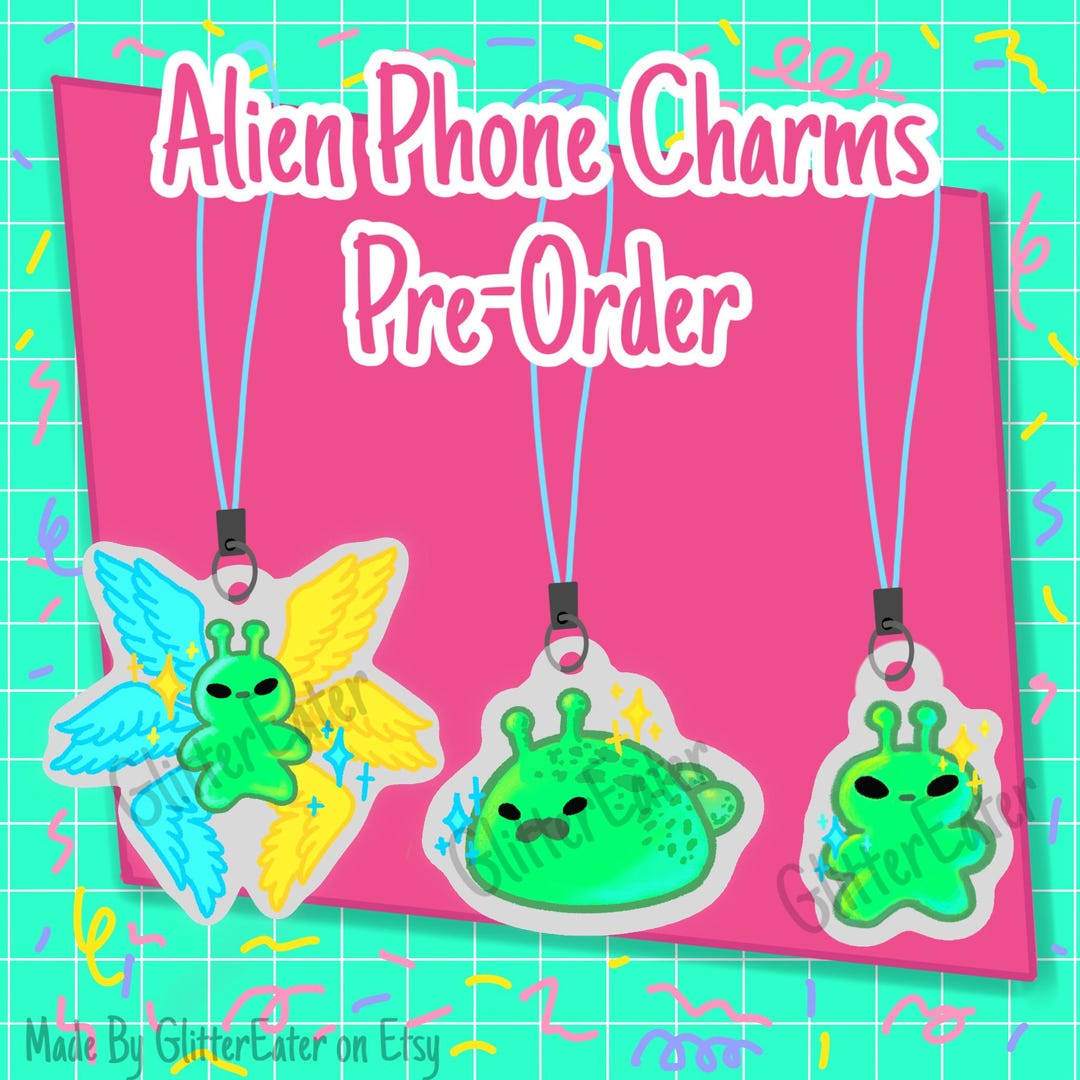 PRE-ORDER Alien Charms/phone Charms!! - Etsy