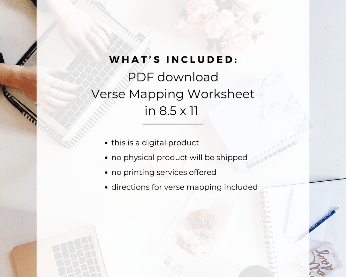 Bible Verse Mapping Guide, Bible Study Template, Scripture Mapping ...