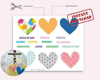 Bible Journaling Printable, Bible Journaling,