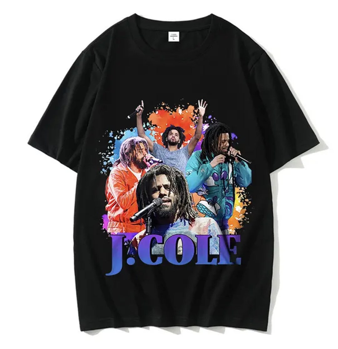 J Cole Rapper Bootleg Shirt Hip Hop Music T-shirt Rapper T-shirt ...