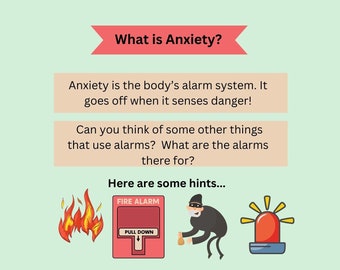 Learn About Anxiety For Kids: How Anxiety Works and How To Face Your Fears Through Bravery Practice- Cognitive Behavioral Therapy Worksheets
