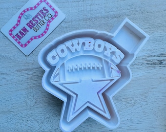 The Boys Freshie Silicone mold, Molds for Freshies, Aroma Beads Mold, Silicone Freshie Mold, Vent Clip freshie molds, Football, Dallas