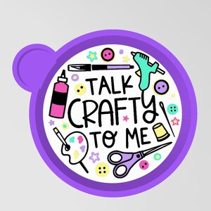 Talk Crafty to me Freshie Silicone mold, Molds for Freshies, Aroma Beads Mold, Silicone Freshie Mold, Inspirational
