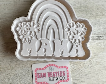 Rainbow Mama Car Freshie Silicone mold, Molds for Freshies, Aroma Beads Mold, Silicone Freshie Mold, Vent Clip freshie molds