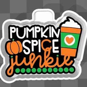 Pumpkin spice junkie Car Freshie Silicone mold, Molds for Freshies, Aroma Beads Mold, Silicone Freshie Mold,