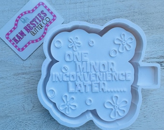 Un inconveniente menor más tarde Coche Freshie Molde de silicona, Moldes para Freshies, Molde de cuentas de aroma, Molde de silicona Freshie, Molde divertido