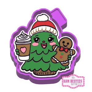 Boujee Tree Car Freshie Silicone mold, Molds for Freshies, Aroma Beads Mold, Silicone Freshie Mold, Christmas Molds, Christmas
