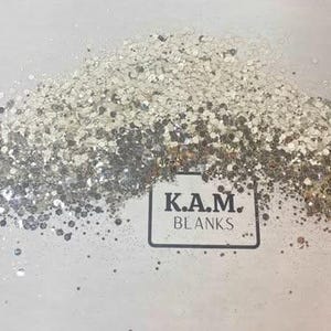 2 Unzen Polyester Glitter Shaker Flasche Mädchen Bester Freund Chunky | Lösungsmittelbeständig und Epoxy-sicher | Kam Besties