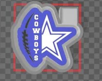 Football Dallas full size Molds for Freshies, Aroma Beads Mold, Silicone Freshie Mold, Best Seller